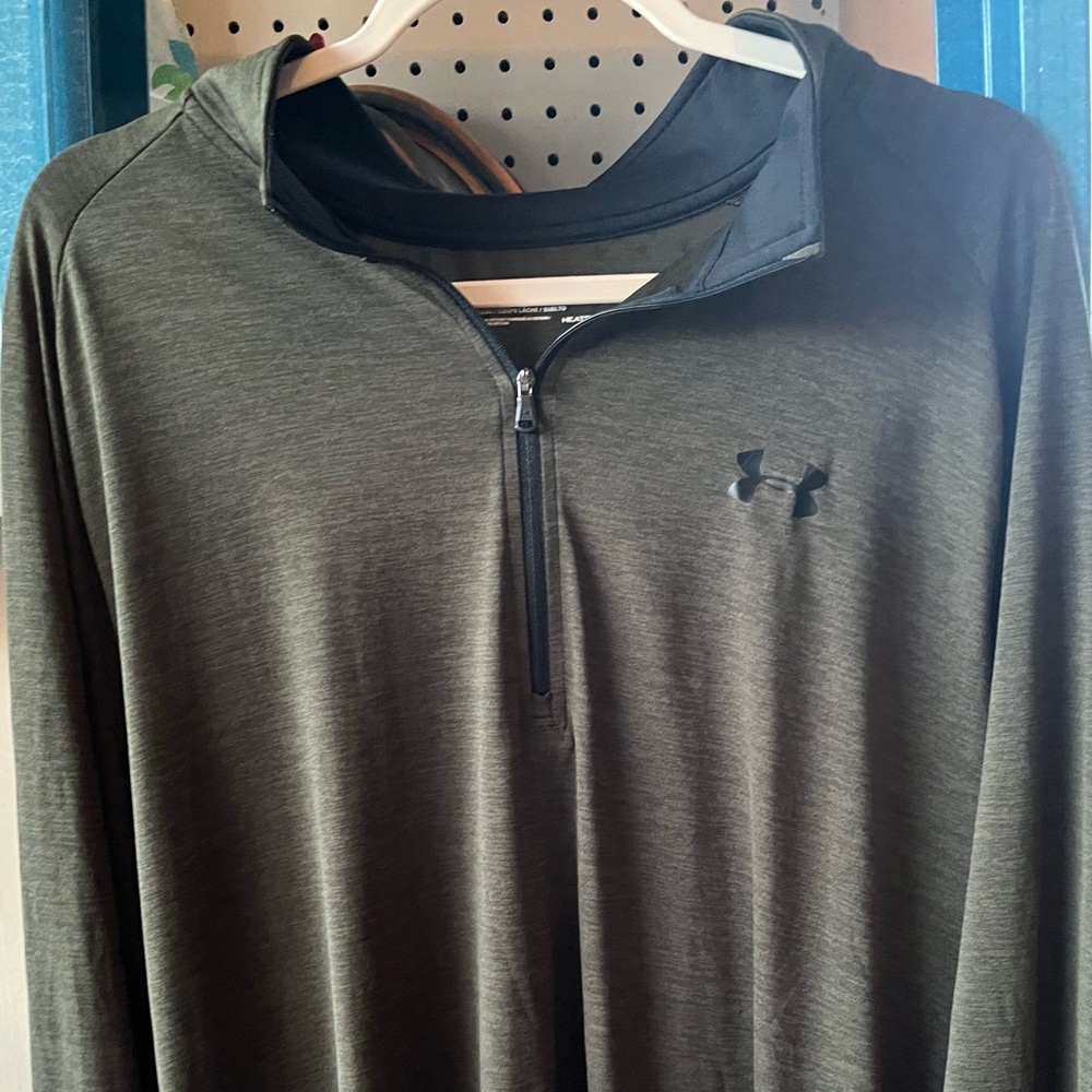 Under Armour Green 1/4 Zip Pullover
